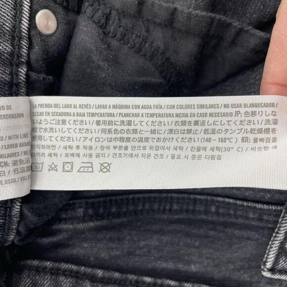 Abercrombie Fitch 26 2R The Ankle Straight Ultra High Rise Jeans Distressed - Picture 13 of 16